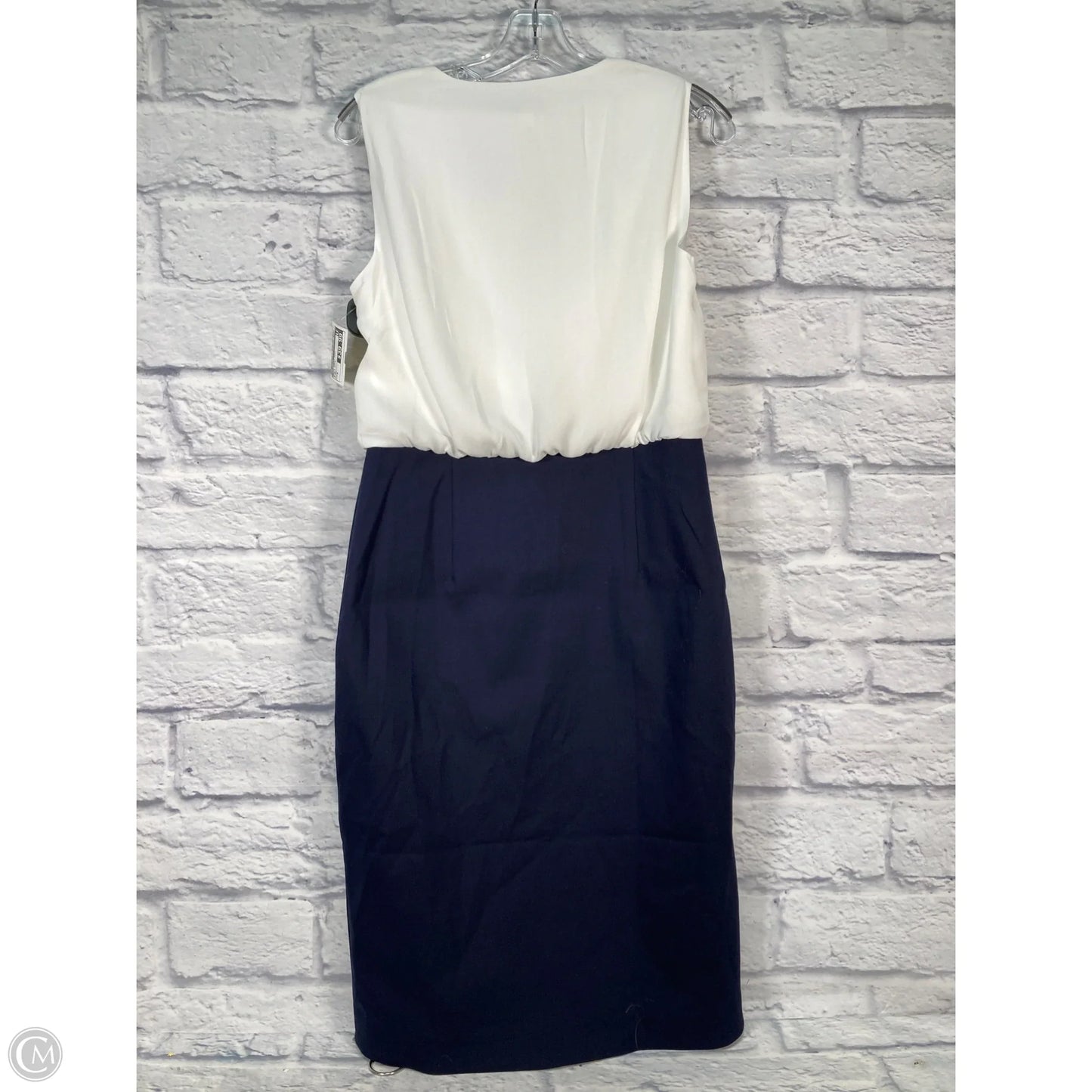 Dress Party Midi By Ted Baker In Blue & White, Size: M