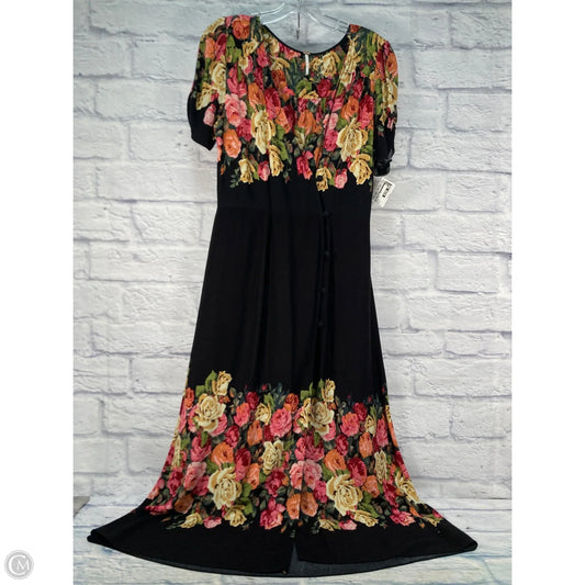 Dress Party Long By Free People In Black & Pink, Size: M