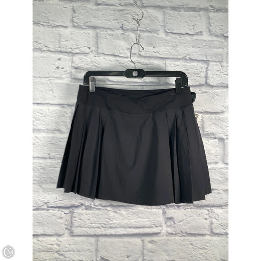Athletic Skort By Lululemon In Black, Size: M