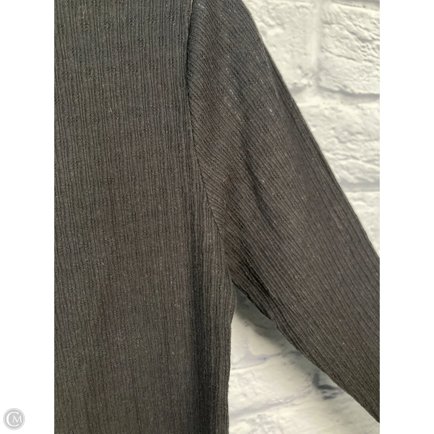 Top Long Sleeve By Pilcro In Black, Size: M