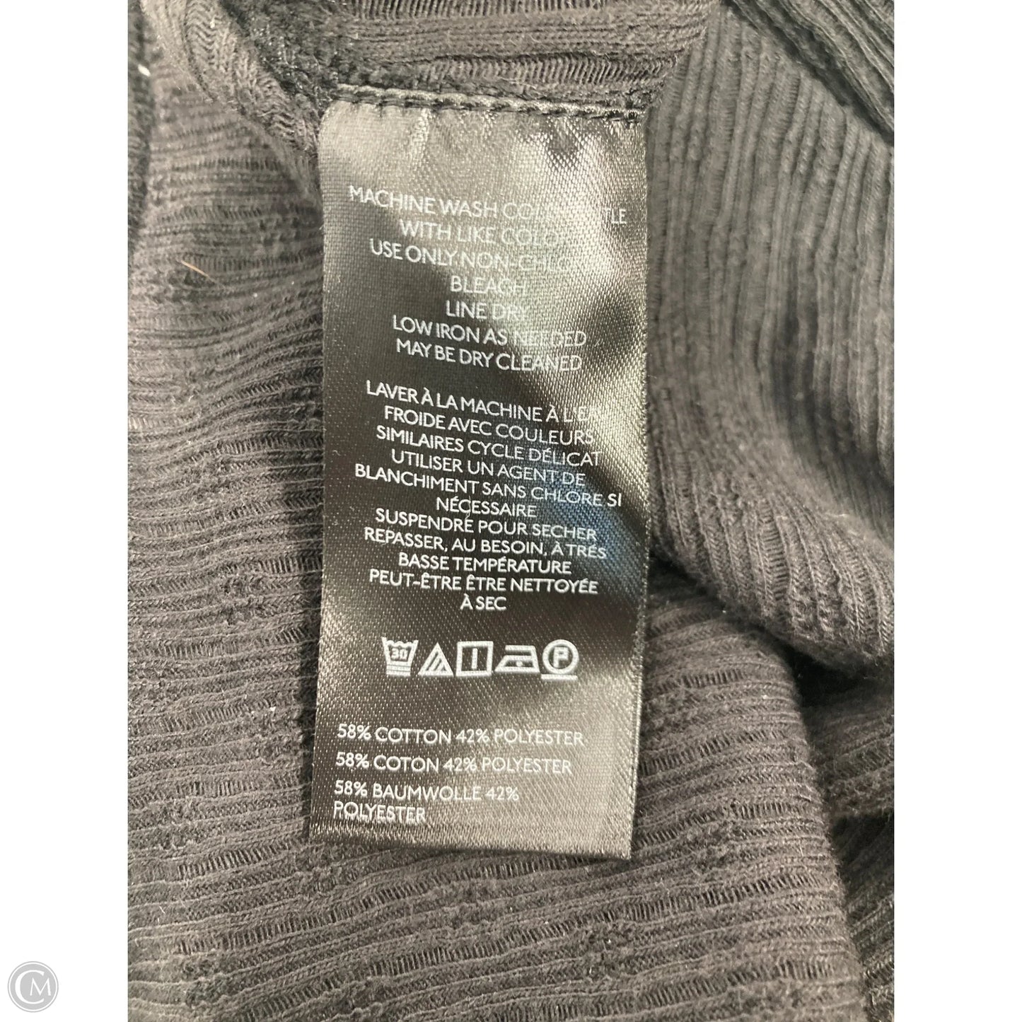 Top Long Sleeve By Pilcro In Black, Size: M
