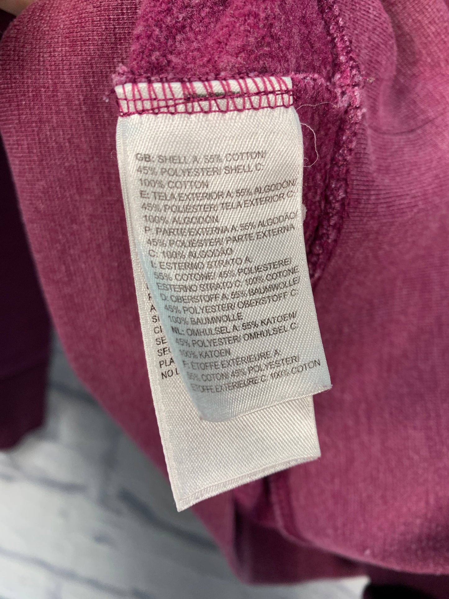 Sweatshirt Hoodie By The North Face In Purple, Size: Xl