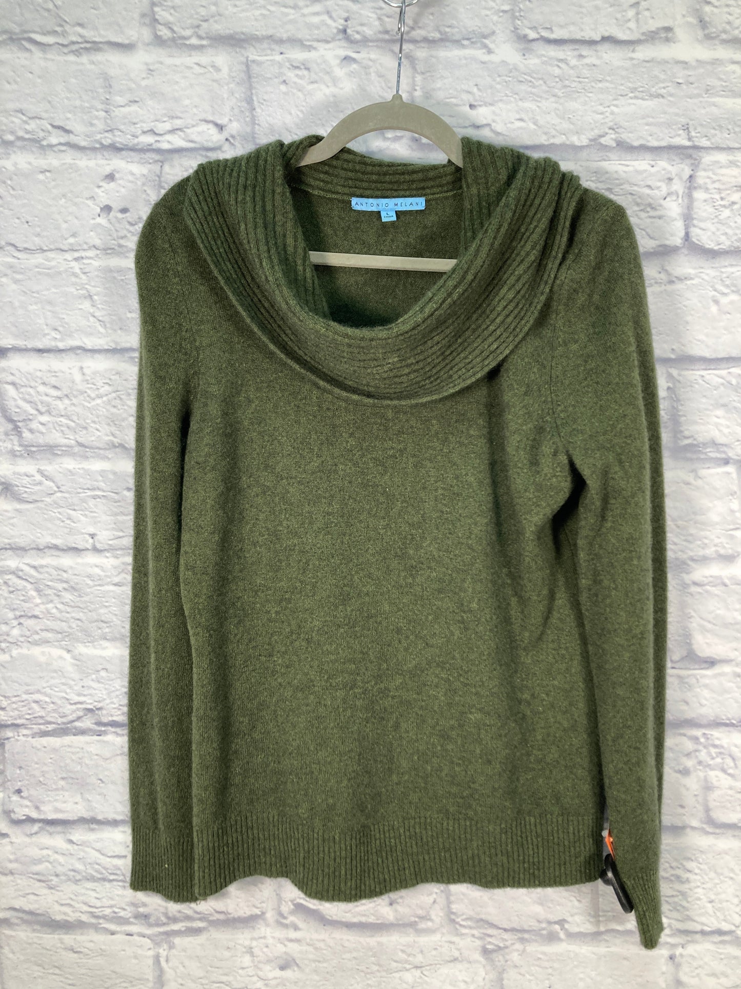 Sweater Cashmere By Antonio Melani In Green, Size: L