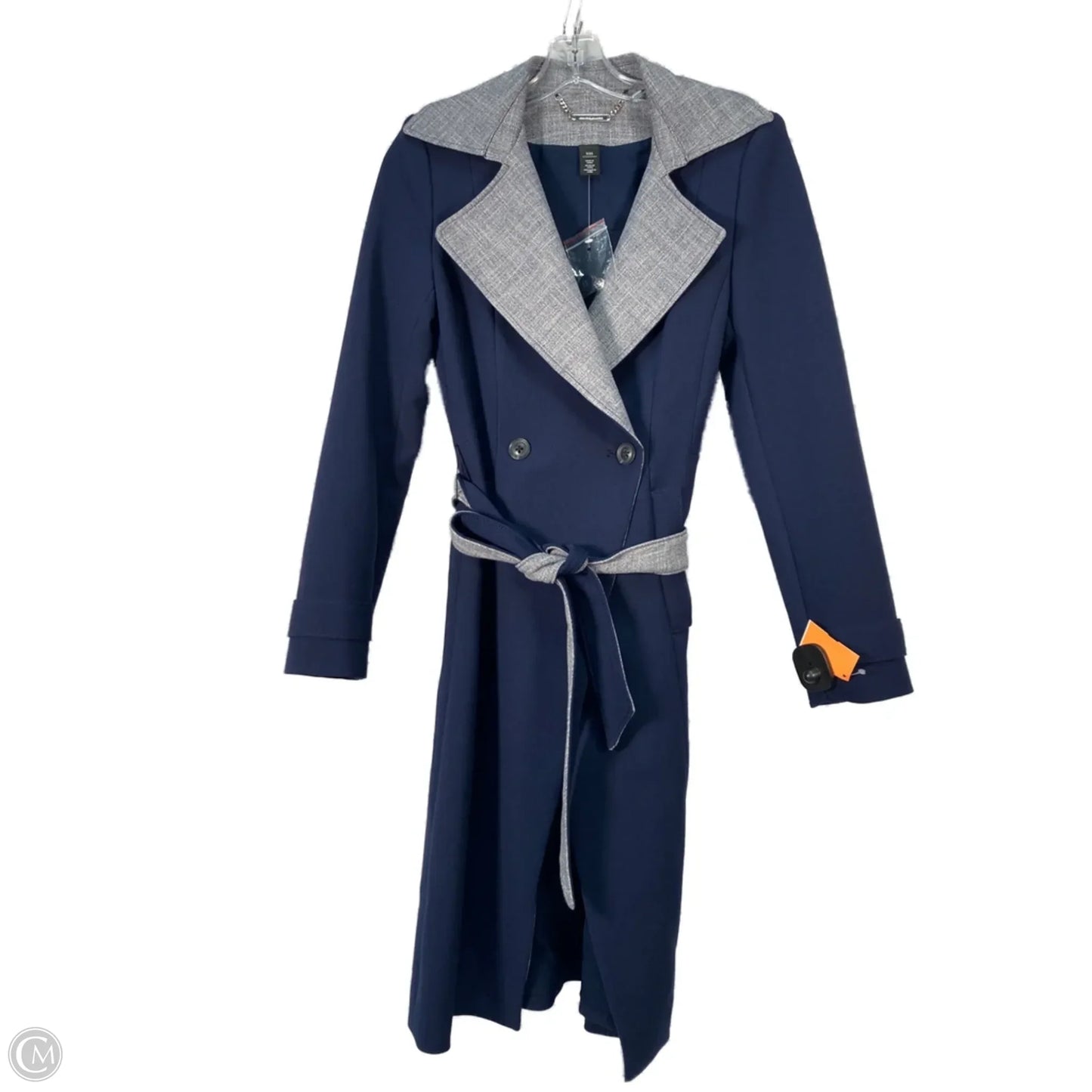 Coat Peacoat By White House Black Market In Blue, Size: Xxs