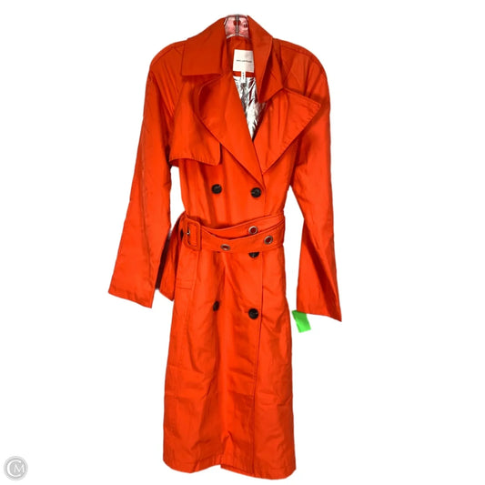 Coat Raincoat By Avec Les Filles In Orange, Size: M