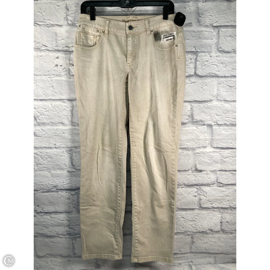 Jeans Boyfriend By Chicos In Tan, Size: 0