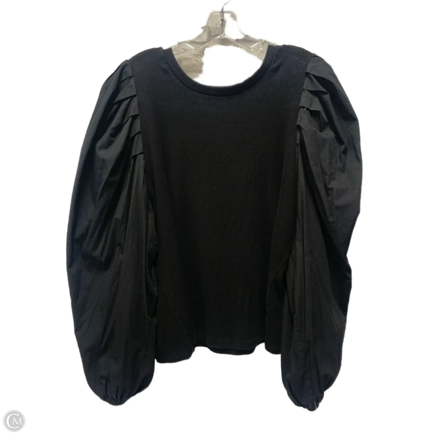 Top Long Sleeve By Lea & Viola In Black, Size: 3x