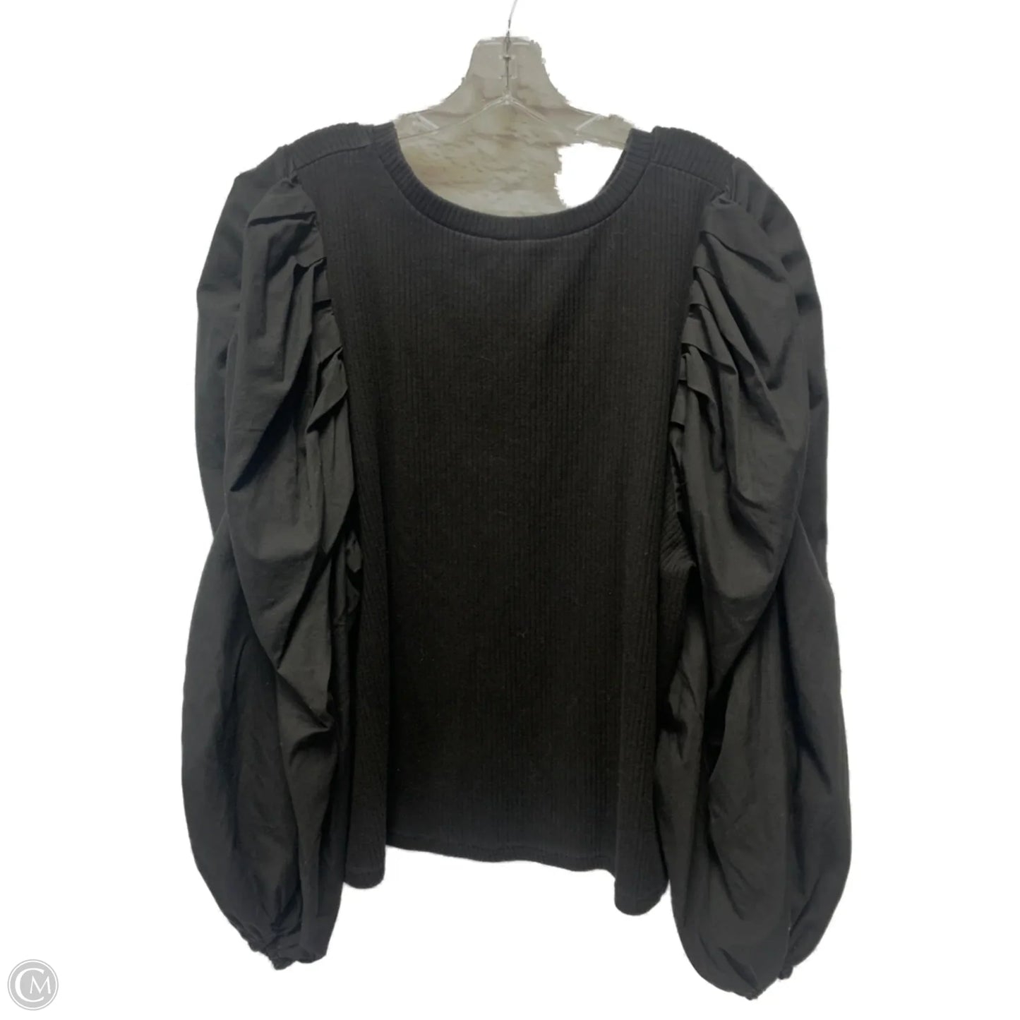 Top Long Sleeve By Lea & Viola In Black, Size: 3x