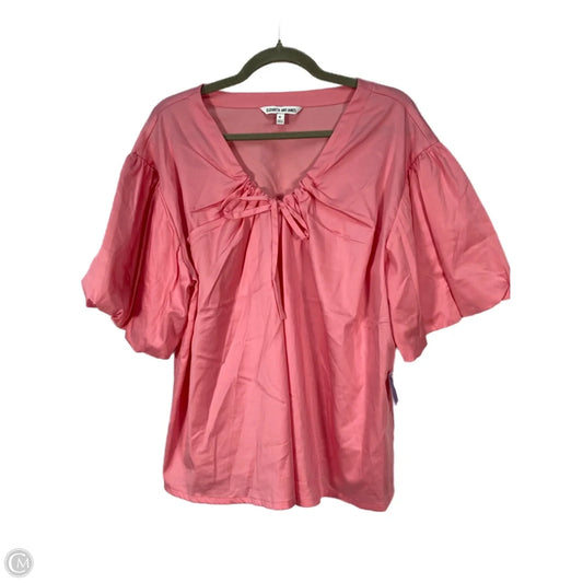 Top Short Sleeve By Elizabeth And James In Pink, Size: Xl