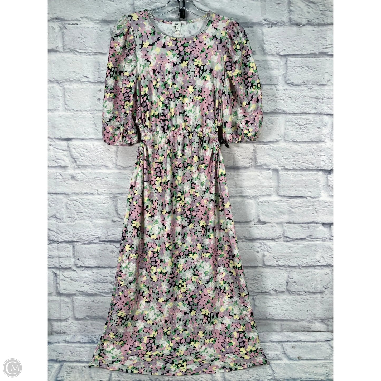 Dress Casual Maxi By Clothes Mentor In Green & Purple, Size: M