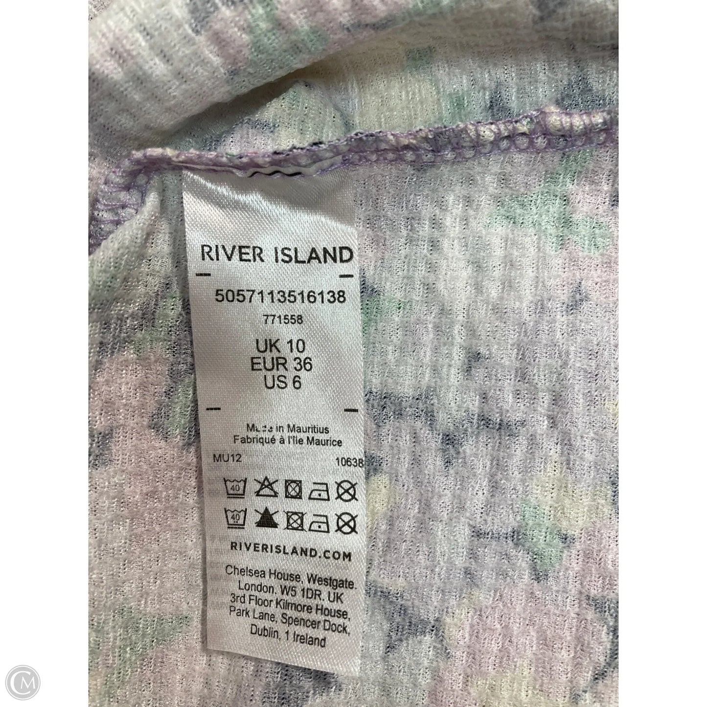 Dress Casual Maxi By Clothes Mentor In Green & Purple, Size: M