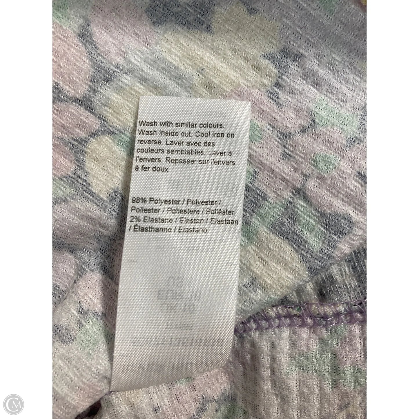 Dress Casual Maxi By Clothes Mentor In Green & Purple, Size: M