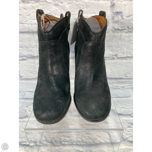 Boots Ankle Heels By Clarks In Black, Size: 9.5