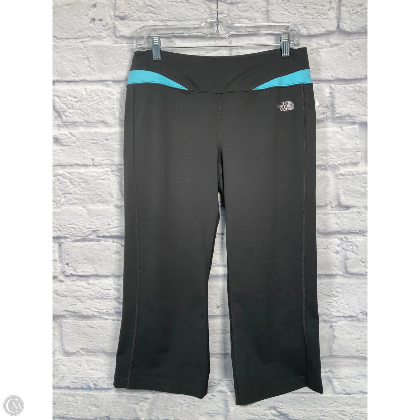 Athletic Capris By The North Face In Blue & Grey, Size: M