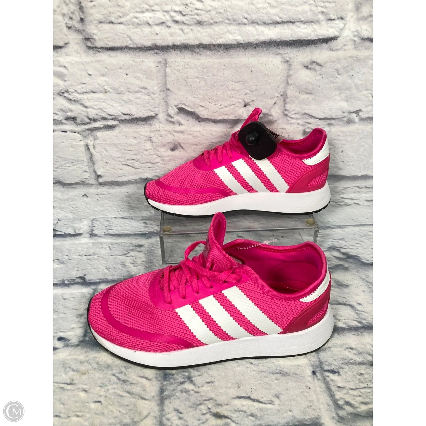 Shoes Sneakers By Adidas In Pink & White, Size: 8