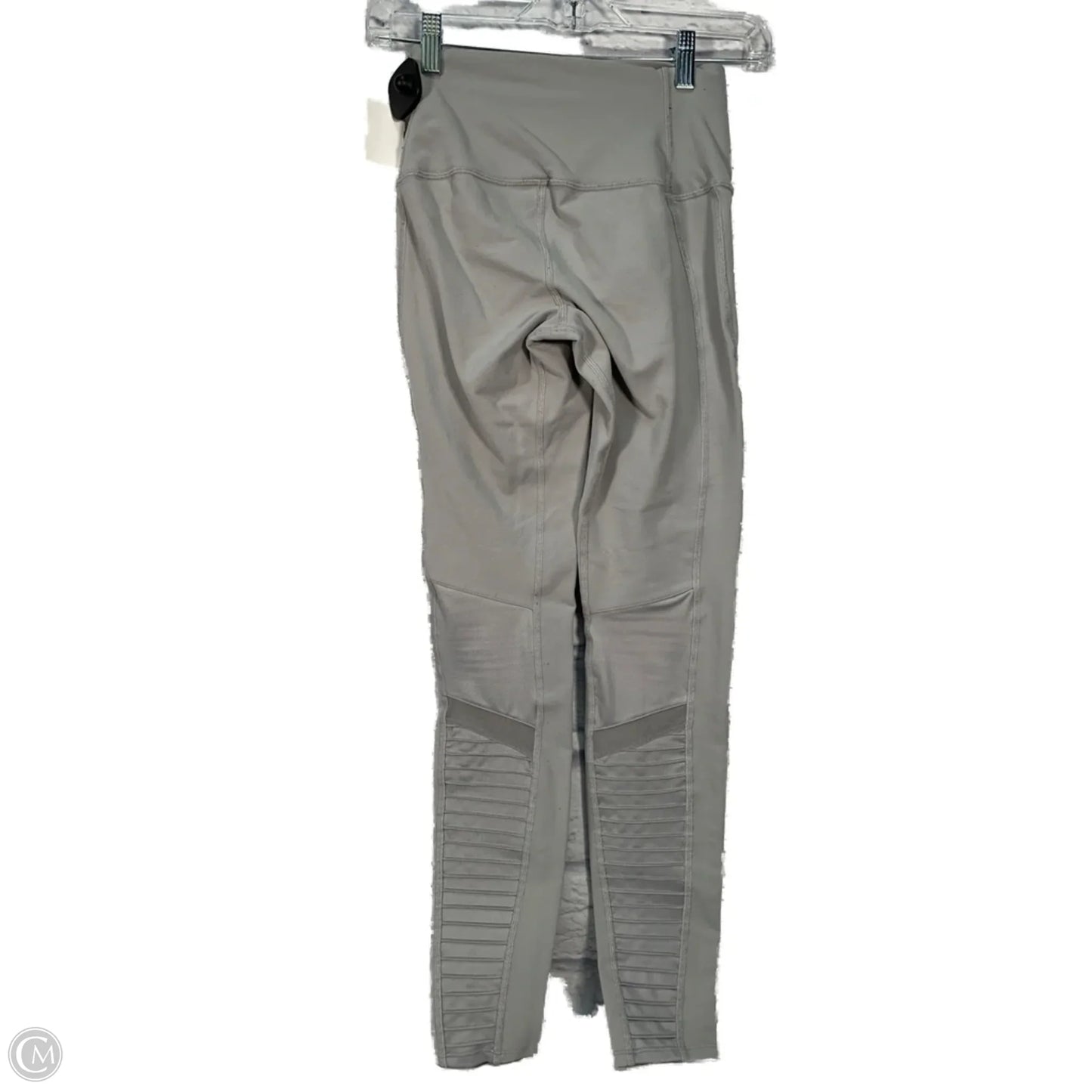 Athletic Leggings By Alo In Grey, Size: Xs