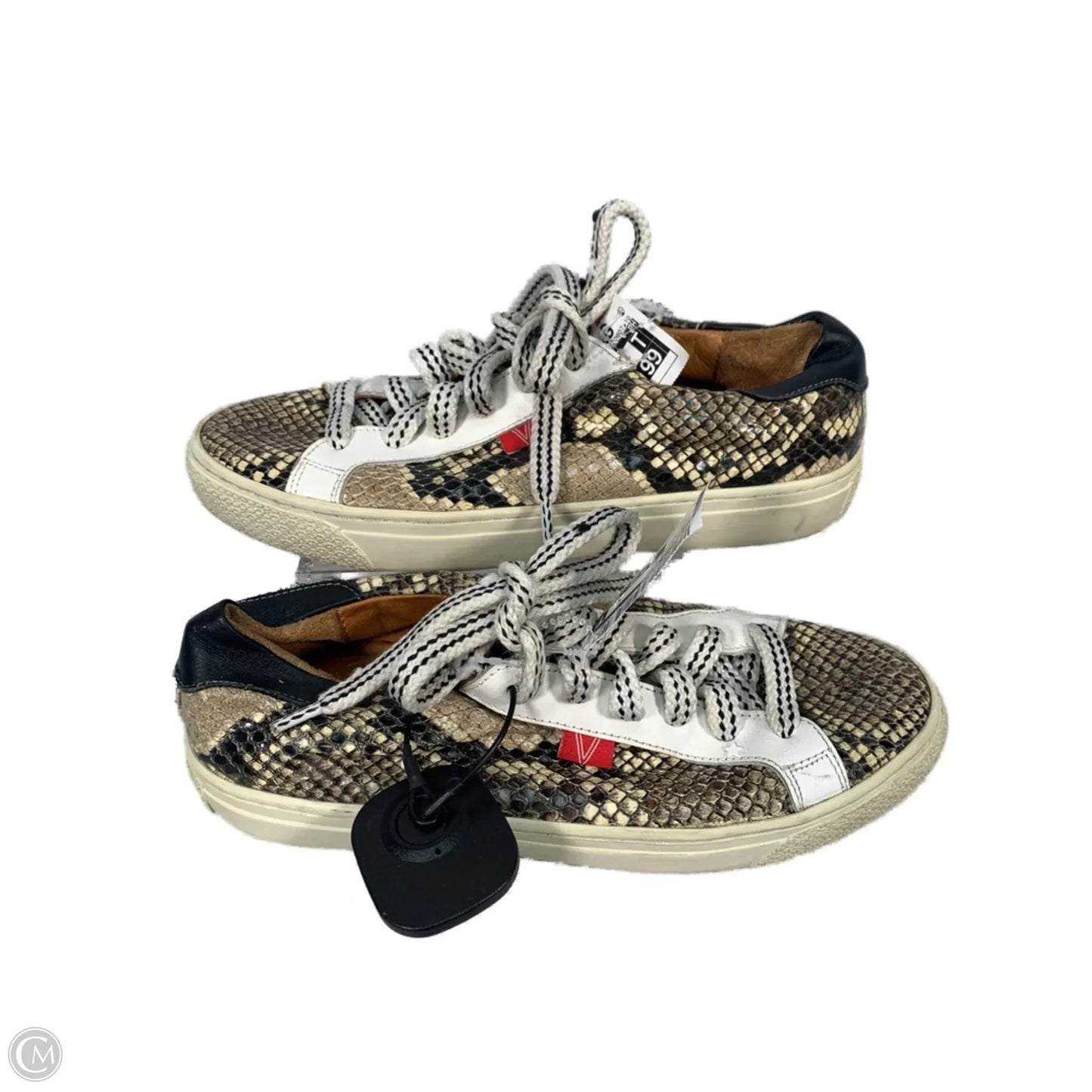 Shoes Sneakers By Veronica Beard In Snakeskin Print, Size: 7