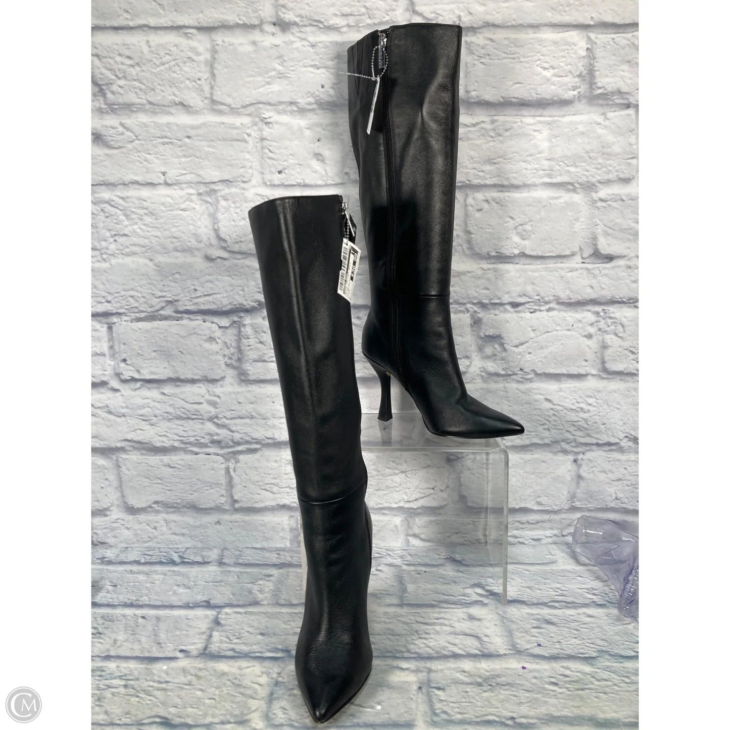 Boots Mid-calf Heels By Gianni Bini In Black, Size: 7