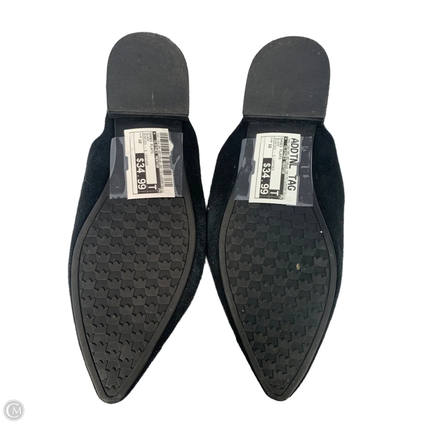 Shoes Flats By Clothes Mentor In Black, Size: 10