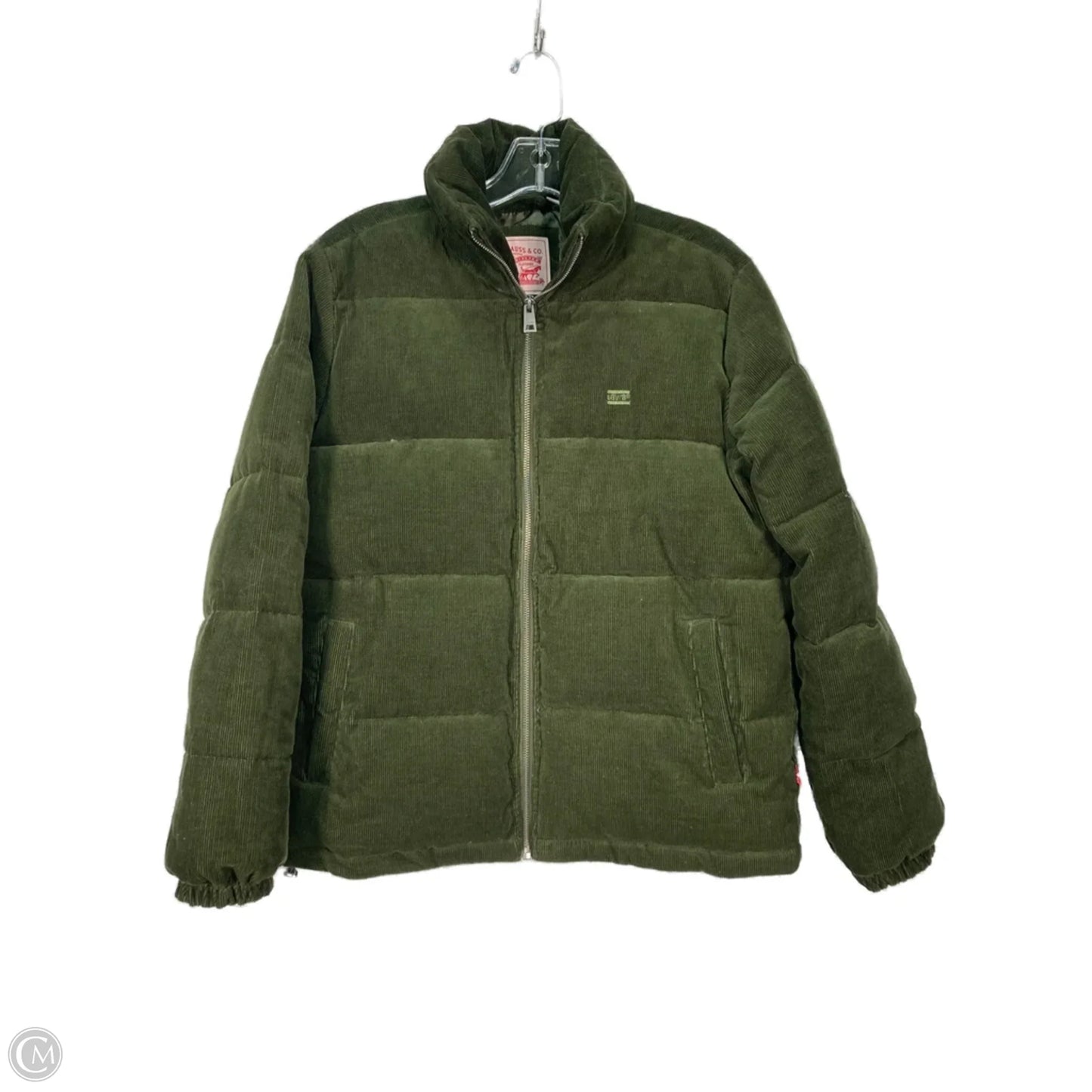 Jacket Puffer & Quilted By Levis In Green, Size: S