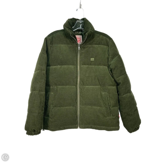 Jacket Puffer & Quilted By Levis In Green, Size: S
