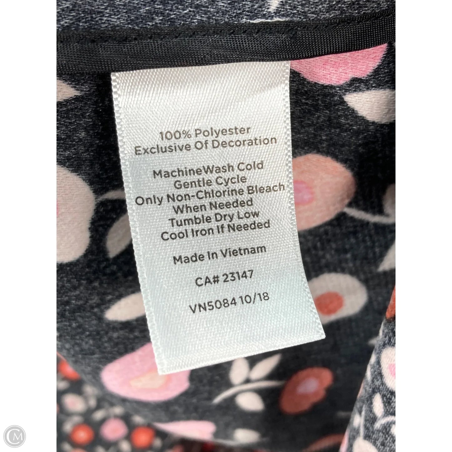 Dress Party Short By Talbots In Black & Pink, Size: Lp