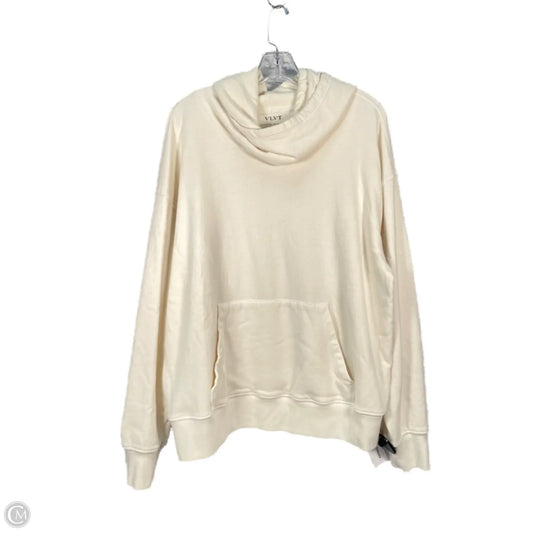 Sweatshirt Collar By Velvet By Graham & Spencer In Cream, Size: L