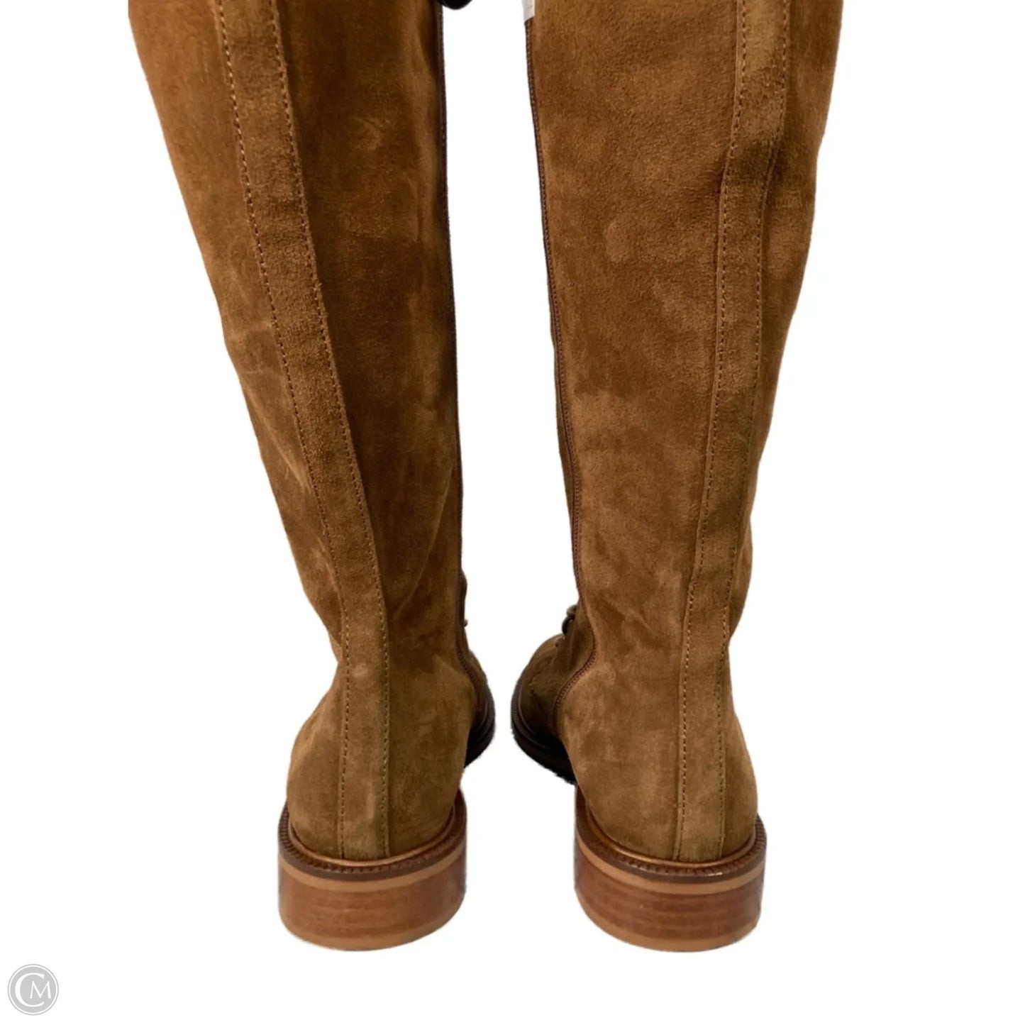 Boots Knee Flats By Anthropologie In Brown, Size: 10.5