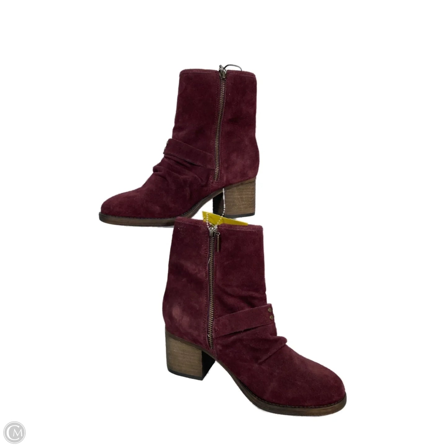 Boots Ankle Heels By Bearpaw In Purple, Size: 8
