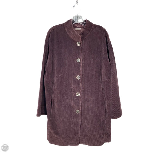 Jacket Shirt By J. Jill In Purple, Size: Xl