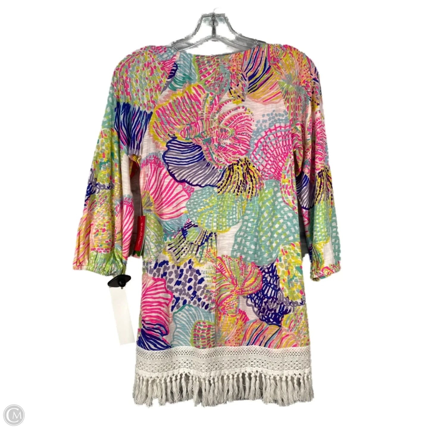 Tunic Designer By Lilly Pulitzer In Blue & Pink, Size: S