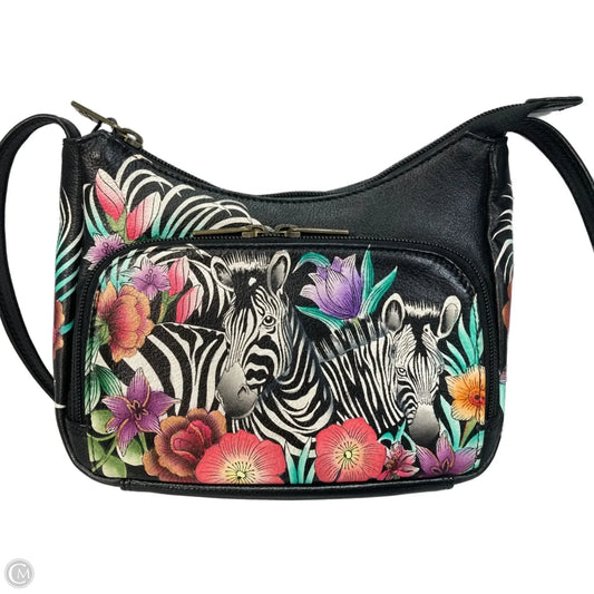 Crossbody Leather By Anuschka, Size: Small