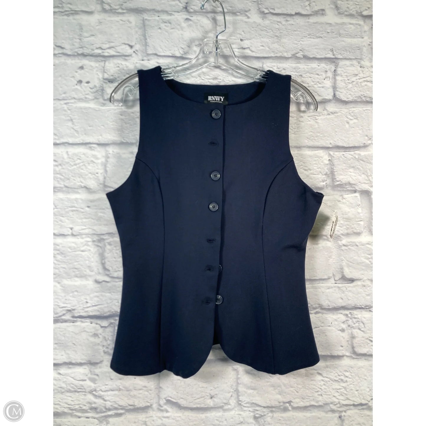 Vest Other By Clothes Mentor In Blue, Size: M
