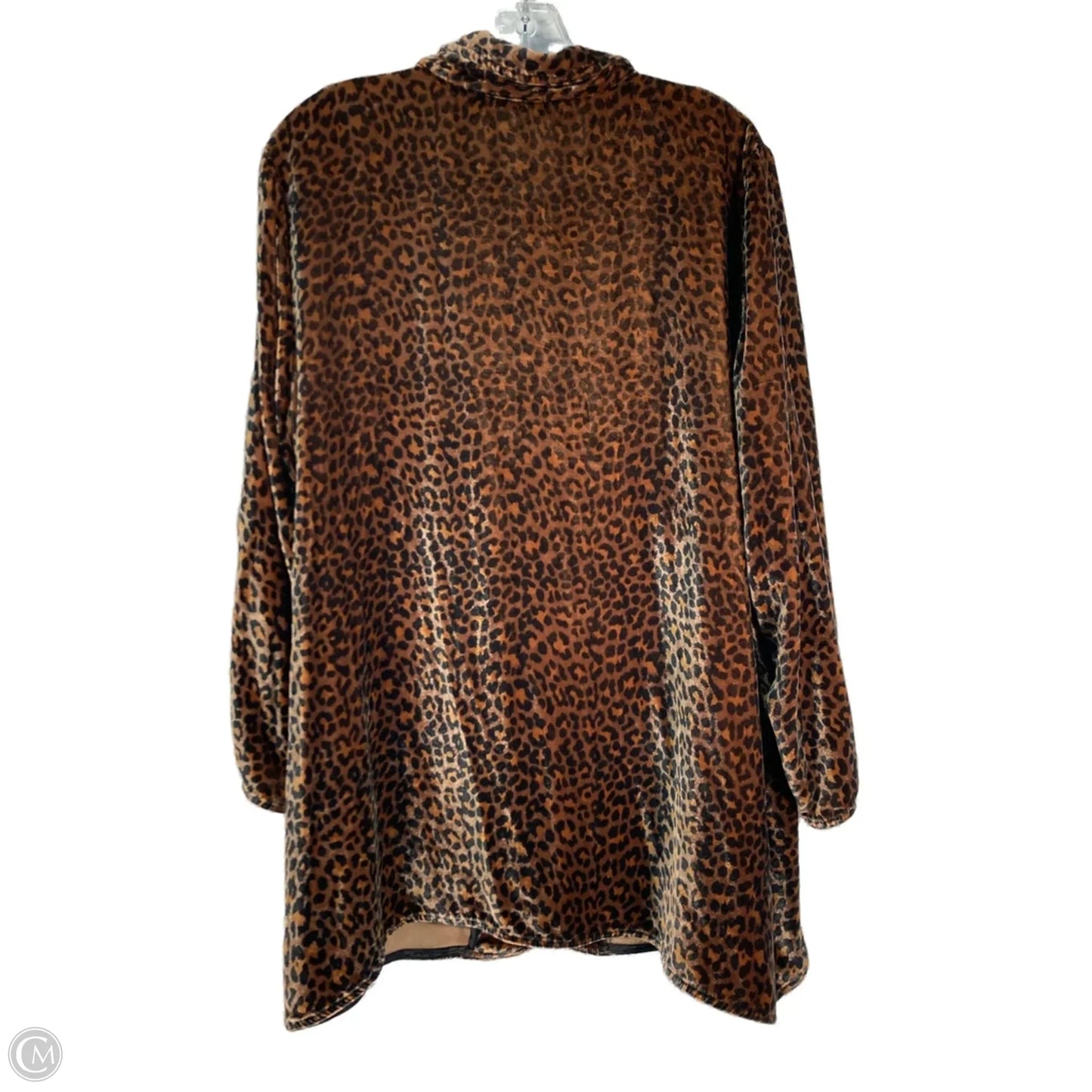 Top Long Sleeve By Soft Surroundings In Animal Print, Size: 1x