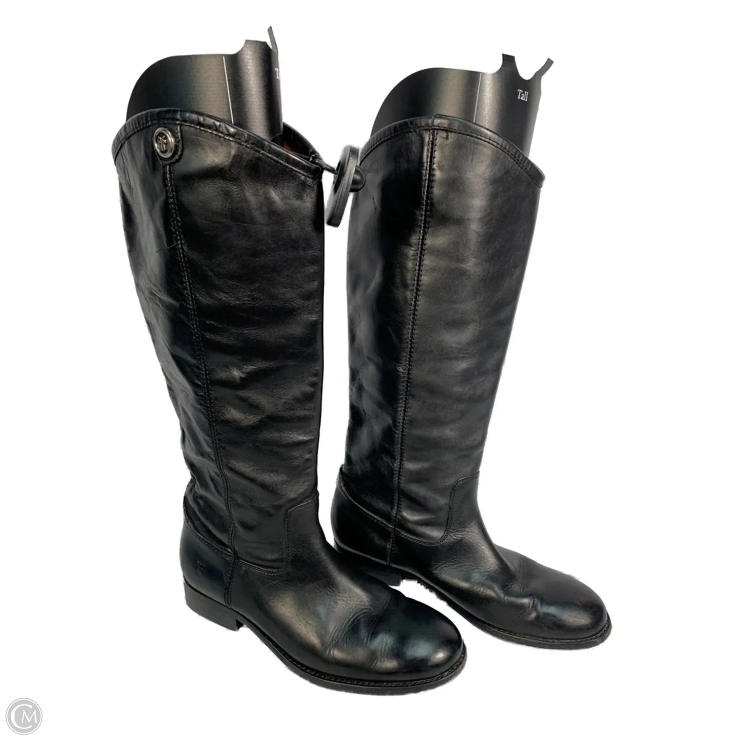 Boots Designer By Frye In Black, Size: 6.5