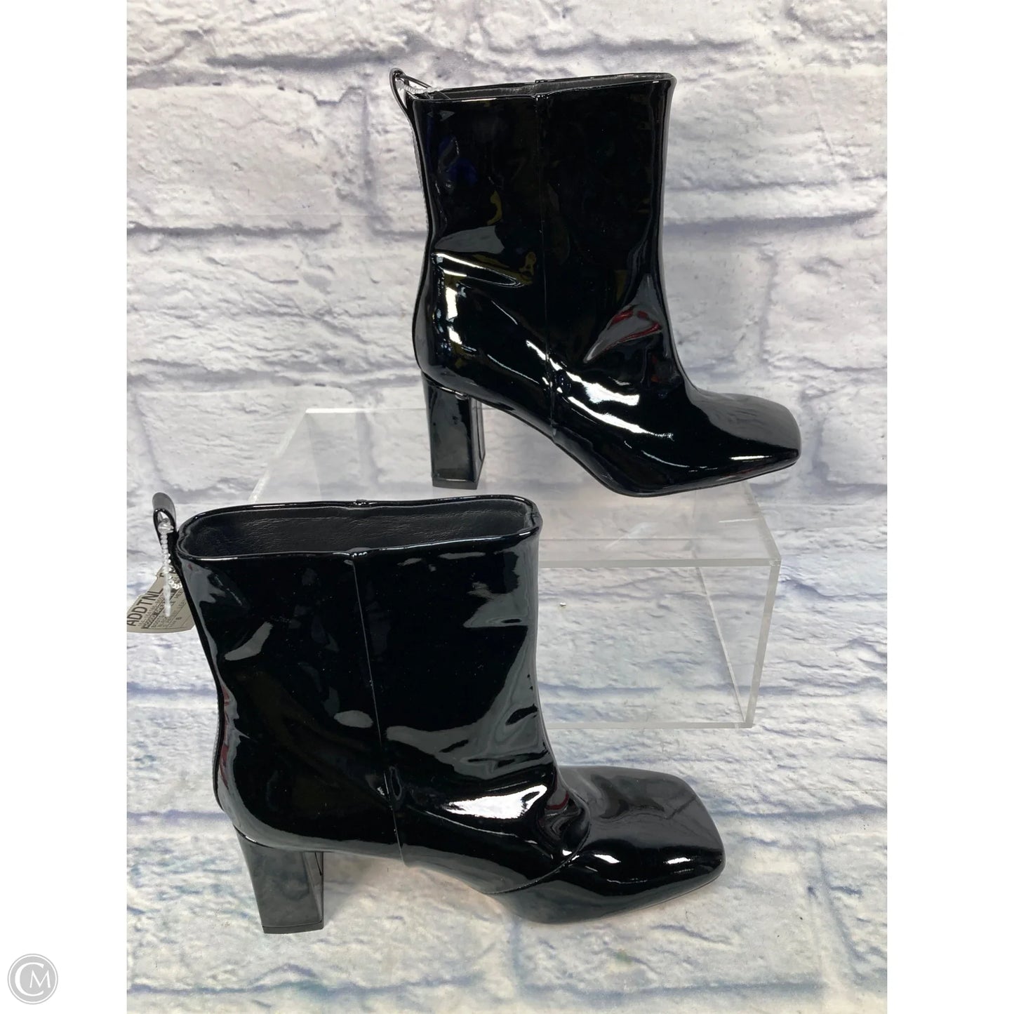 Boots Ankle Heels By Good American In Black, Size: 6