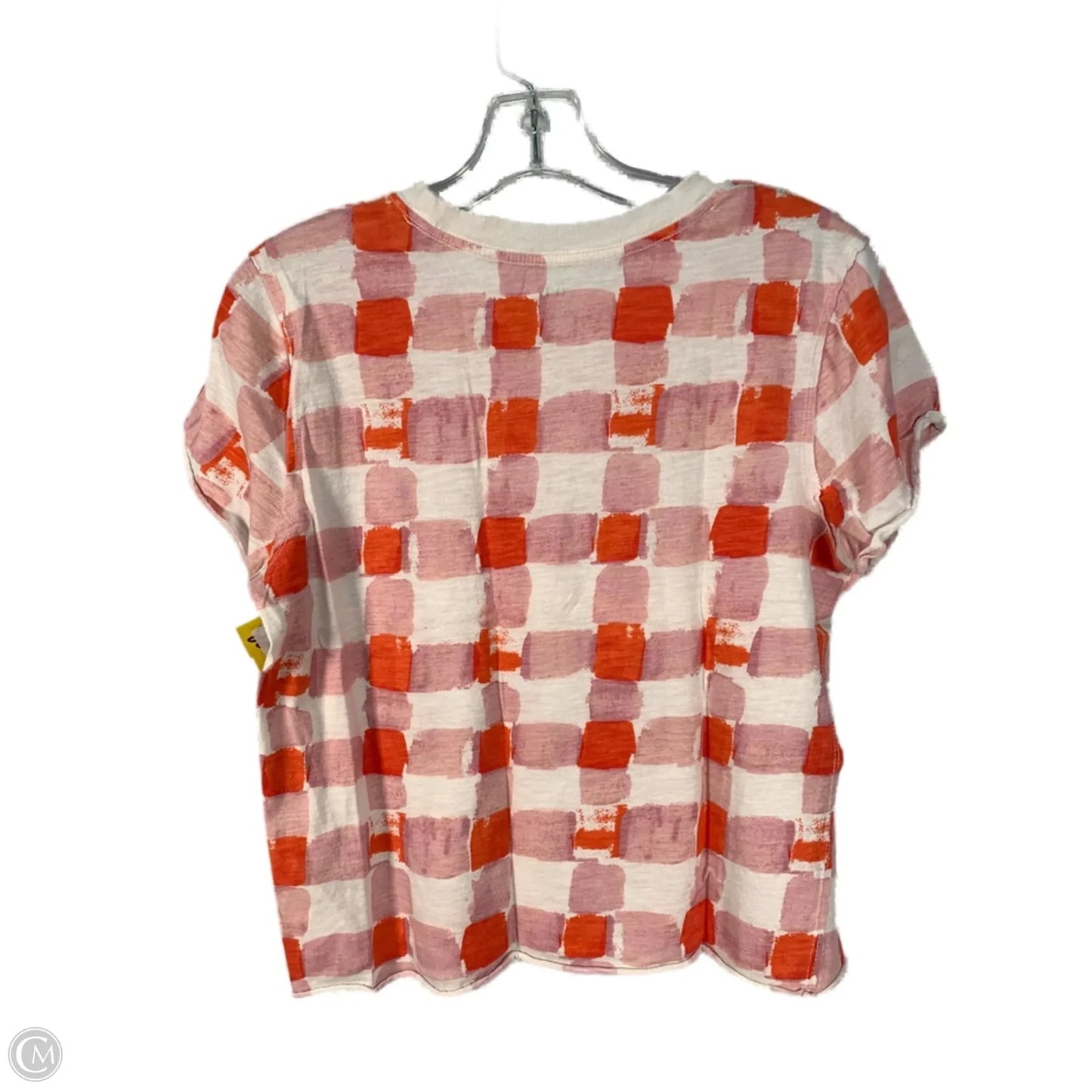 Top Short Sleeve By Maeve In Orange & Pink, Size: Xs