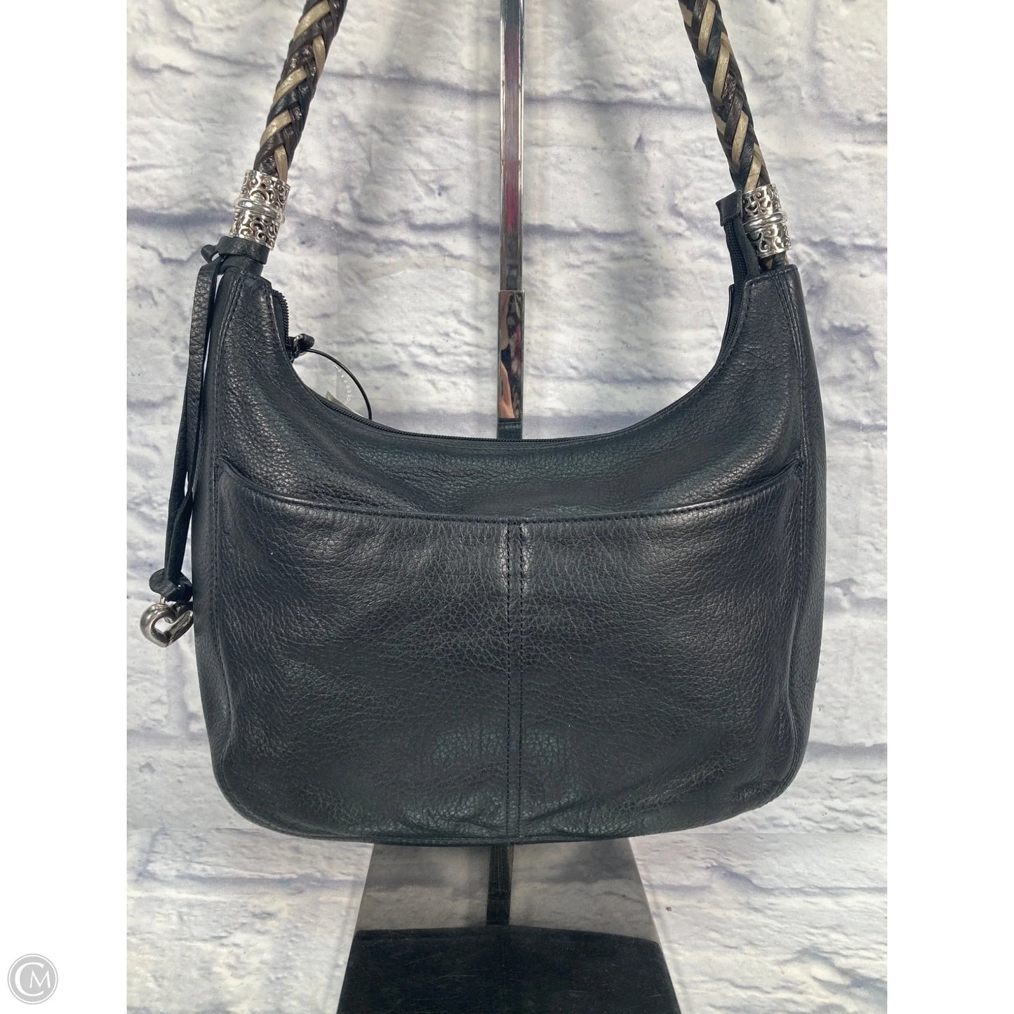 Handbag Leather By Brighton, Size: Medium