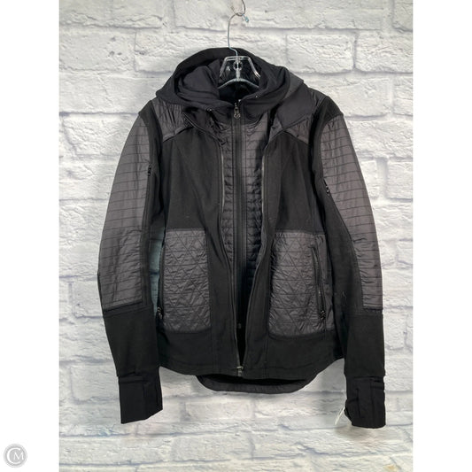 Athletic Jacket By Lululemon In Black, Size: S