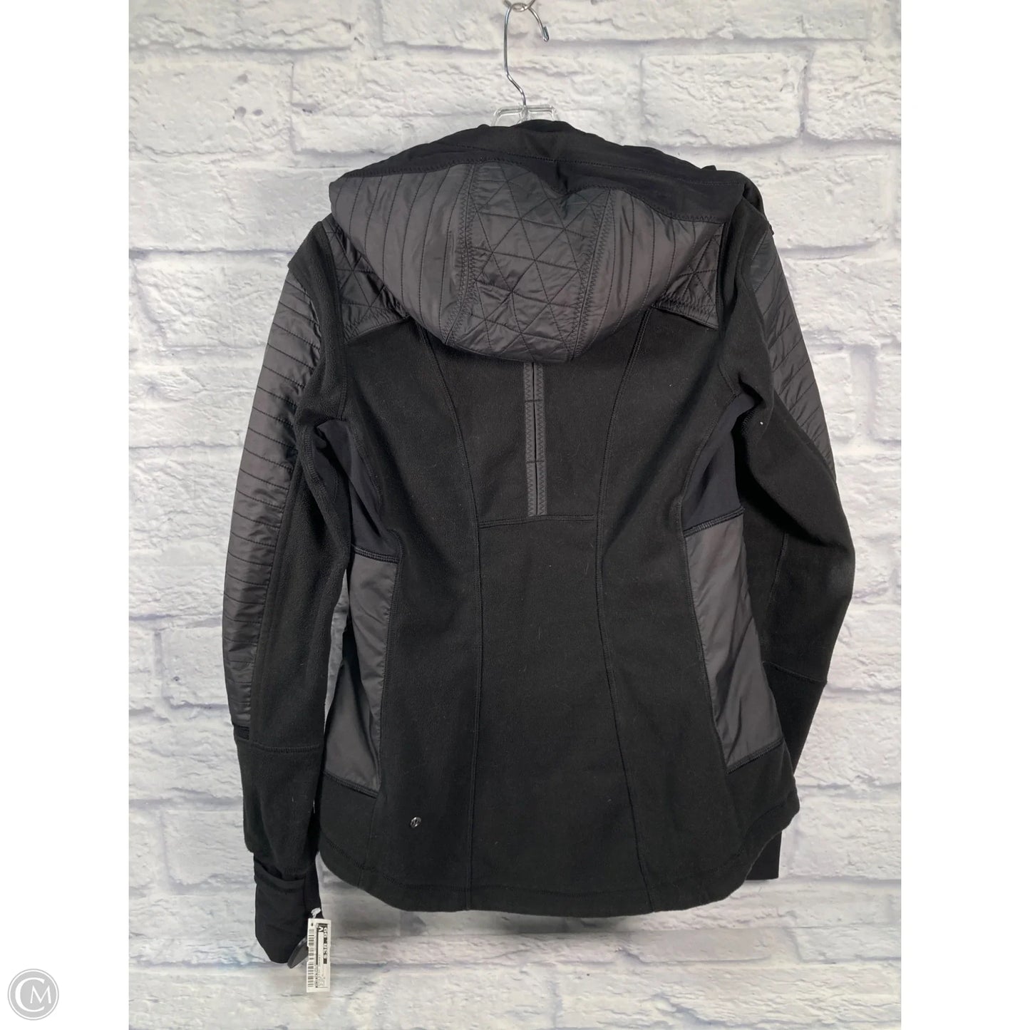 Athletic Jacket By Lululemon In Black, Size: S