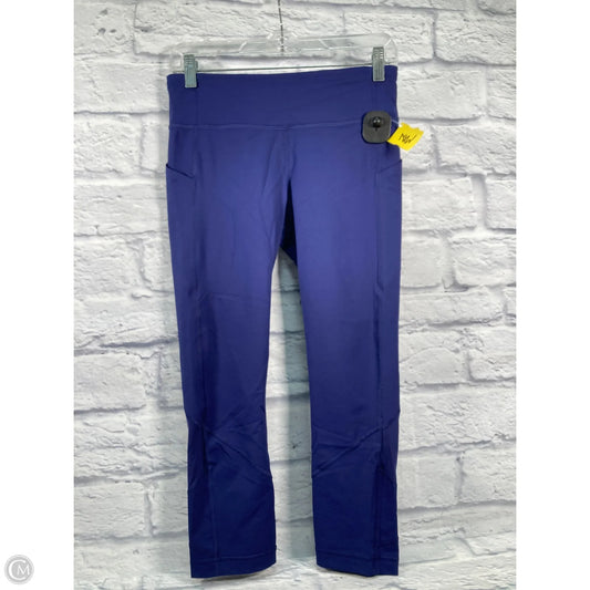 Athletic Leggings By Lululemon In Blue, Size: S