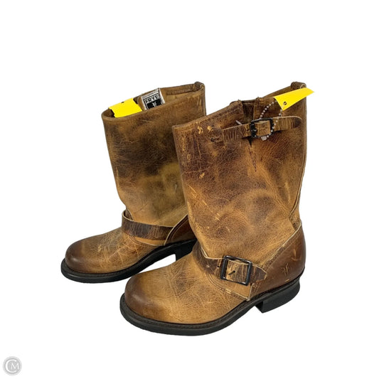 Boots Designer By Frye In Brown, Size: 6