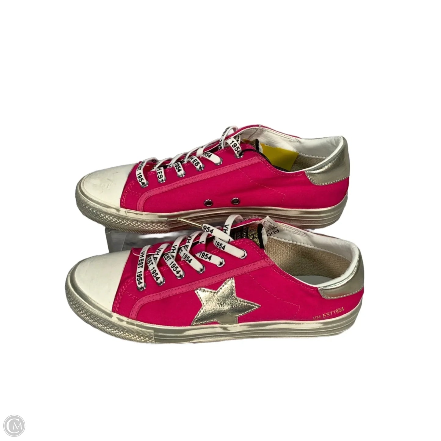 Shoes Sneakers By Vintage Havana In Gold & Pink, Size: 10