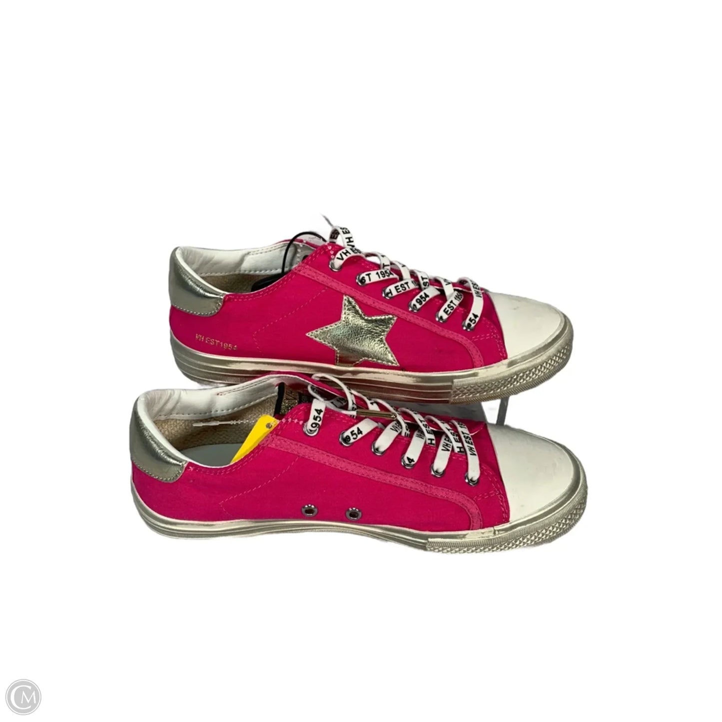 Shoes Sneakers By Vintage Havana In Gold & Pink, Size: 10