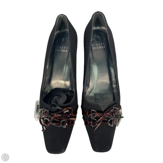 Shoes Designer By Stuart Weitzman In Black & Brown, Size: 5.5