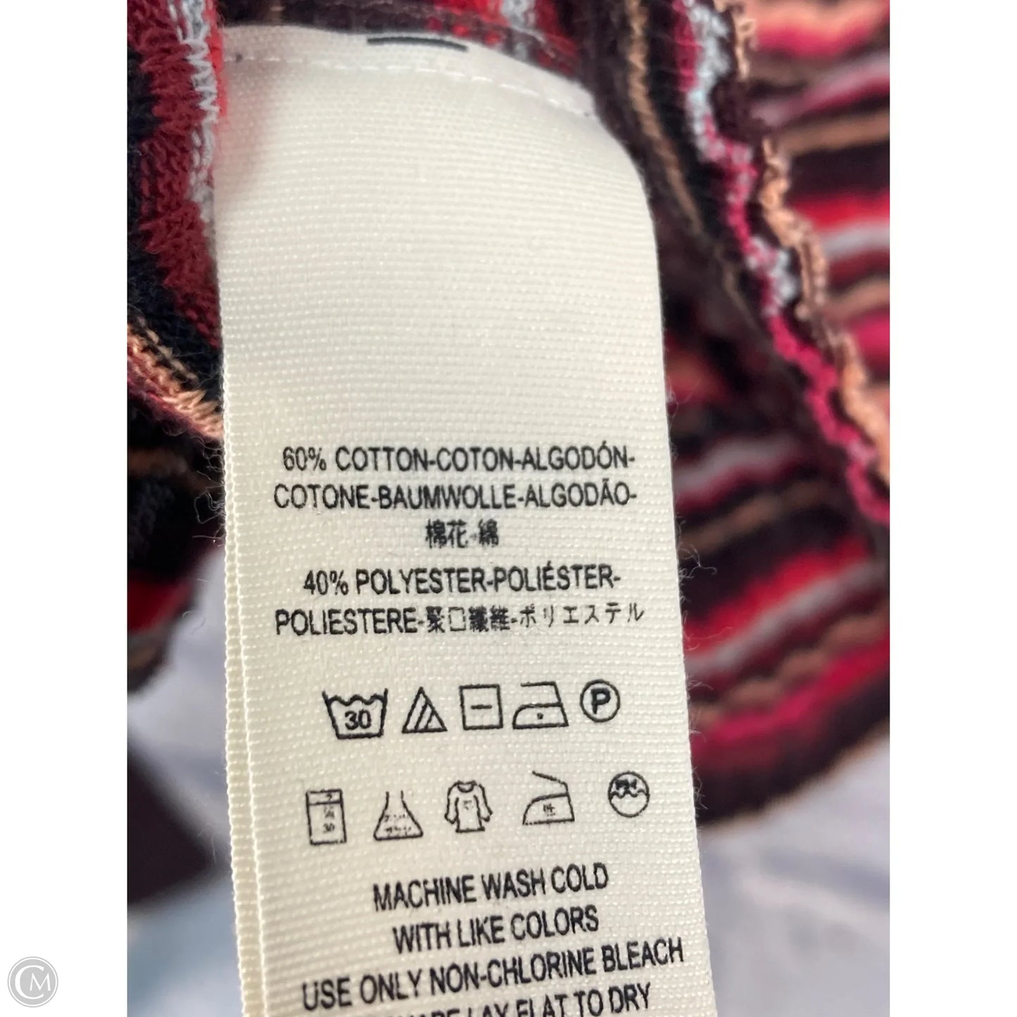 Top Long Sleeve By We The Free In Brown & Pink, Size: M