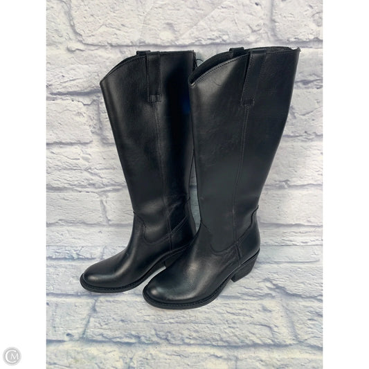 Boots Knee Heels By Sofft In Black, Size: 6.5