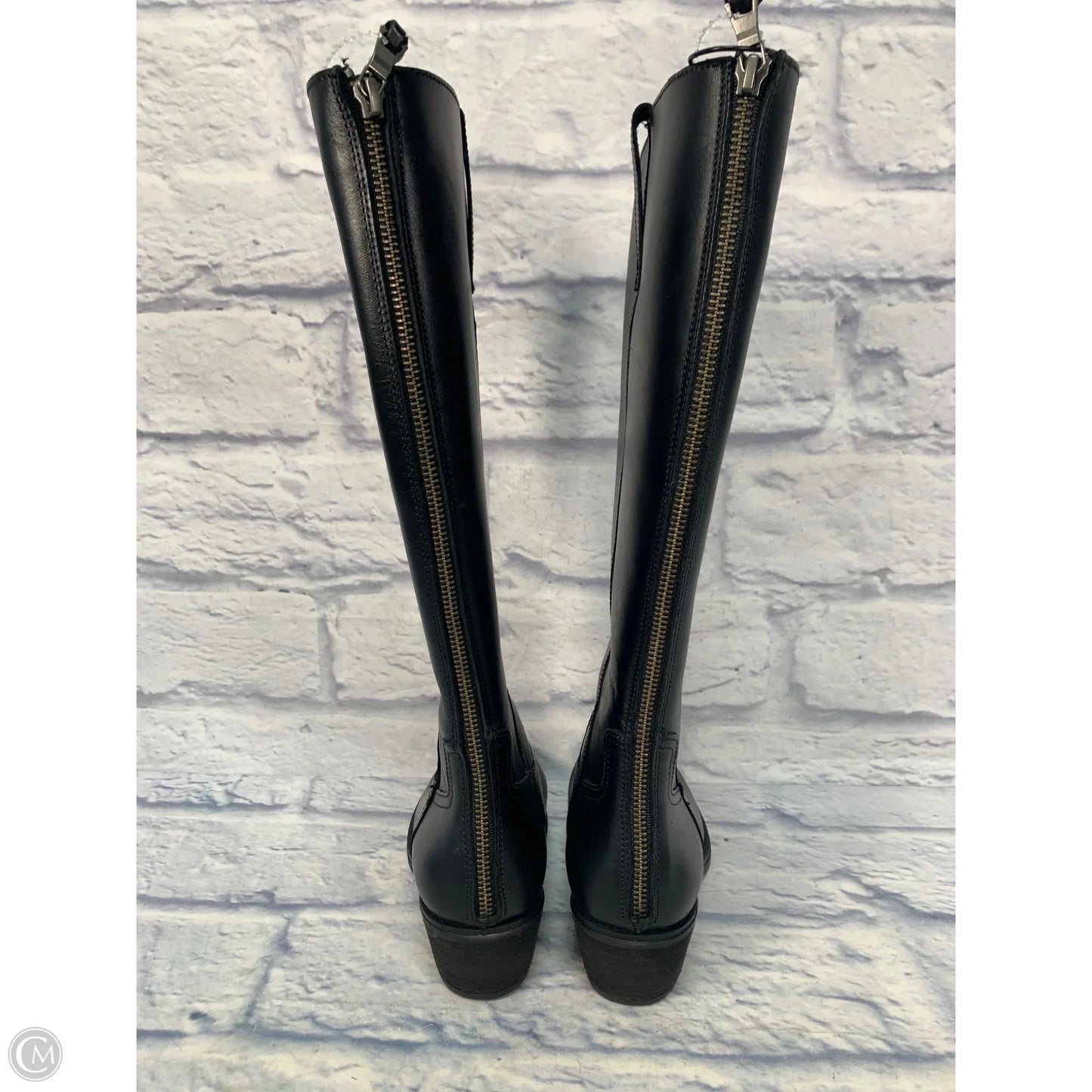 Boots Knee Heels By Sofft In Black, Size: 6.5