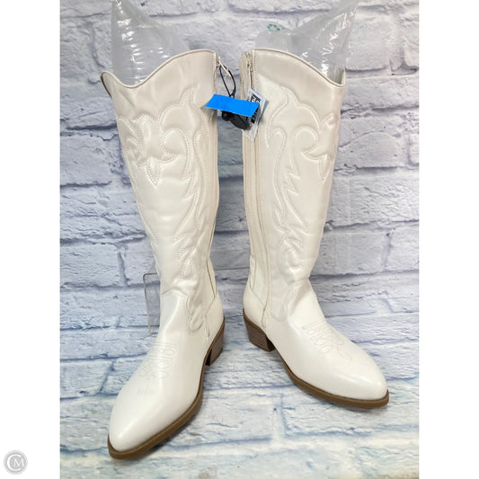 Boots Western By Torrid In Cream, Size: 7.5