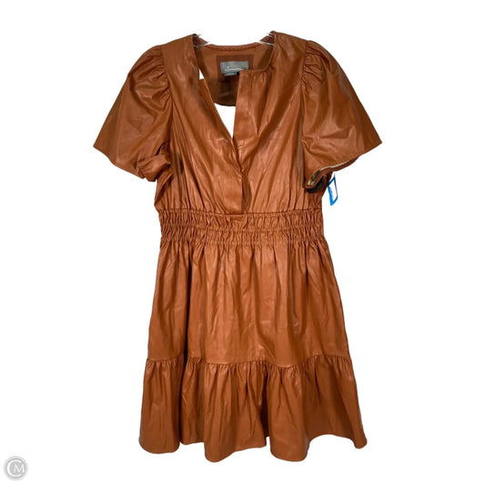 Dress Casual Short By Anthropologie In Brown, Size: S